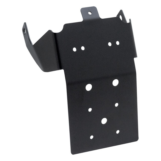 DMP, Soporte De Matrícula Bajo El Guardabarros Negro Para Harley Davidson