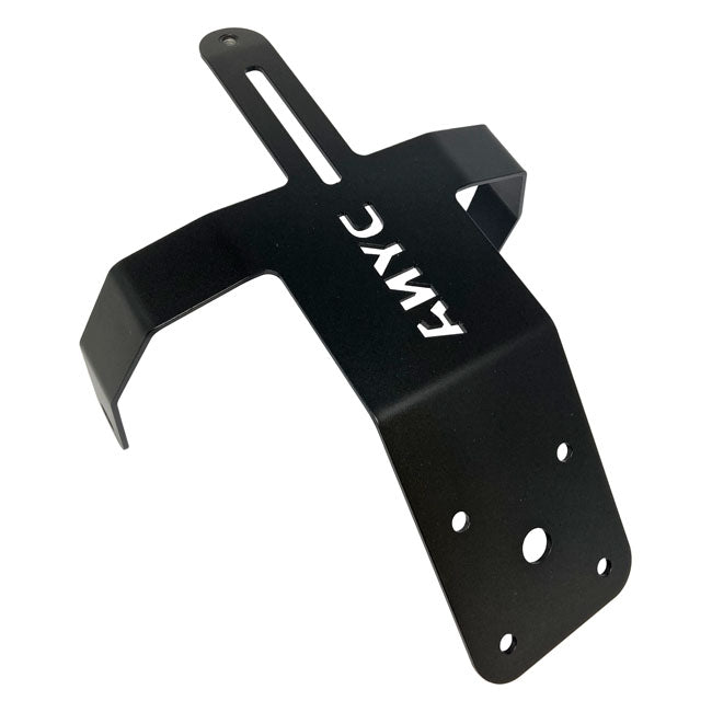 DMP Black Under Fender License Plate Mount for Harley Davidson