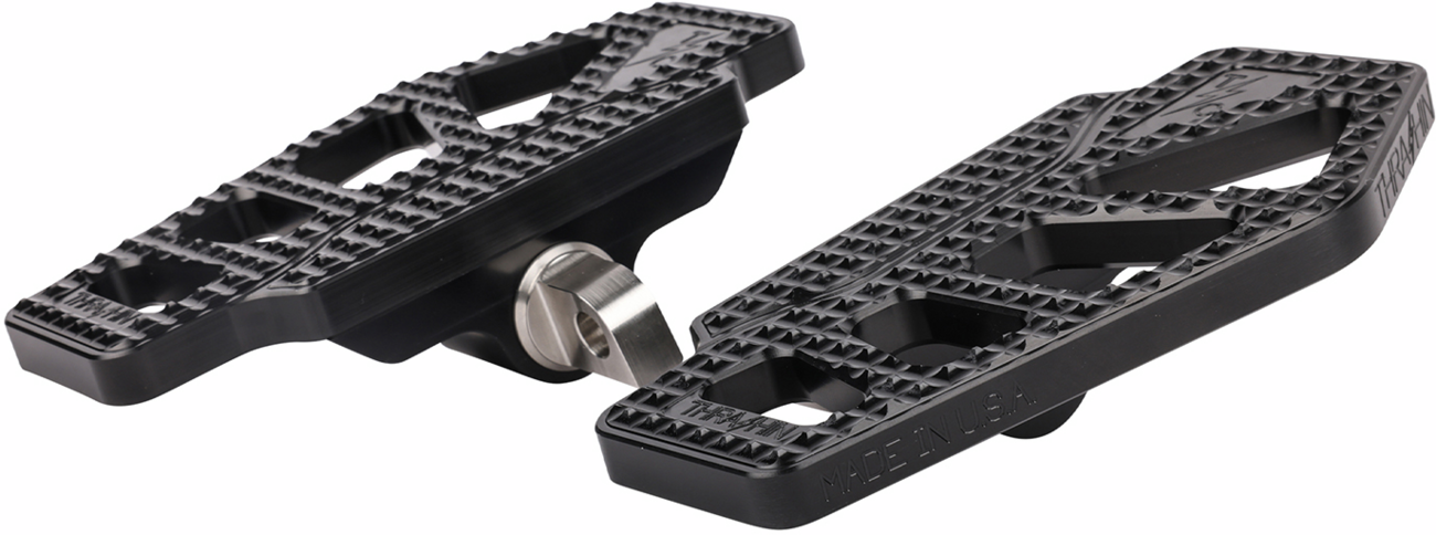 Arlen Ness Estribos Estriados Color Negro Para Harley-Davidson