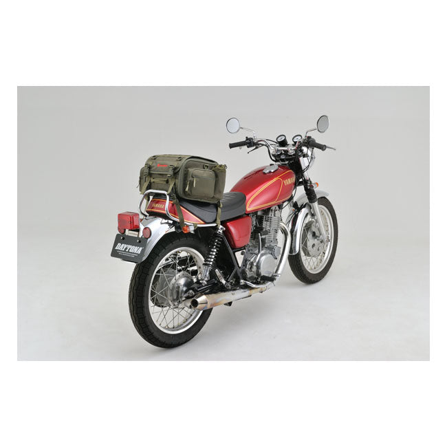 Daytona, Henleybegins Seat Bag 20-26 Liters. Khaki for Harley Davidson