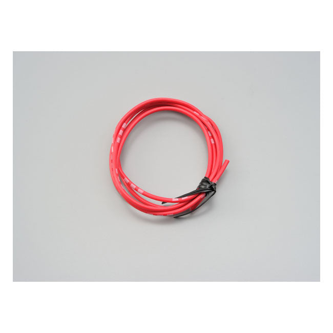 Cable Eléctrico. 1 Metro 1,25 Cuadrados. Mm. Rojo Para Harley Davidson