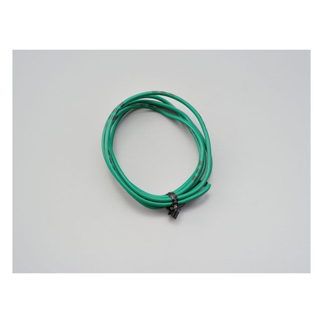 Electrical Cable. 1 Meter 1.25 Square mm. Green for Harley Davidson
