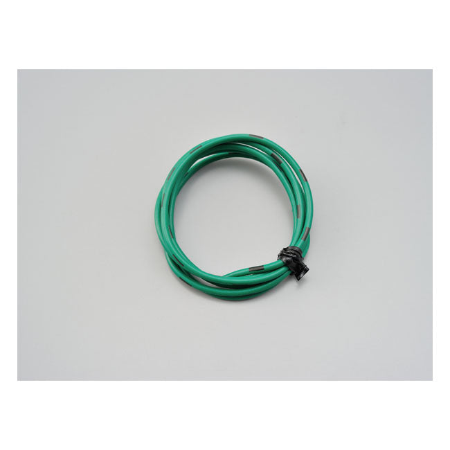 Cable Eléctrico. 1 Metro 2.00 Cuadrado. Mm. Verde Para Harley Davidson