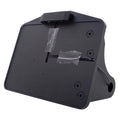 CPV, kit de soporte para matrícula de montaje lateral. Negro UE