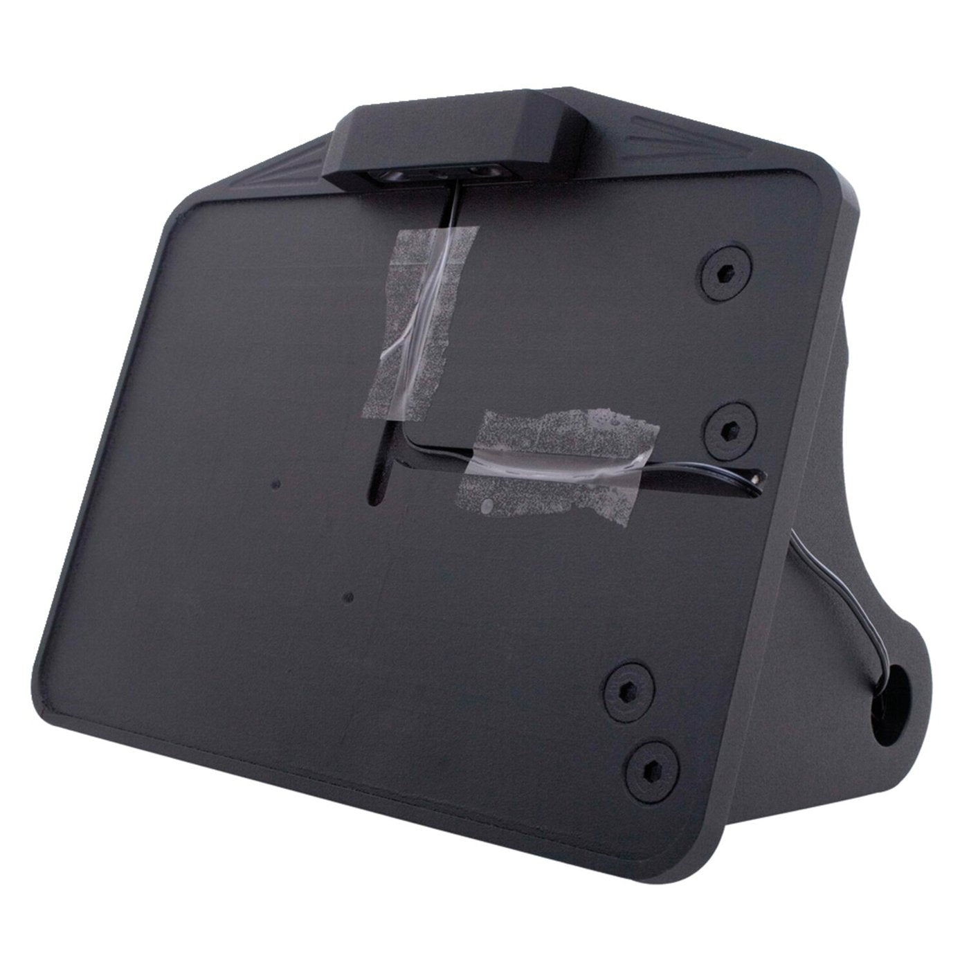 CPV, kit de soporte para matrícula de montaje lateral. Negro UE