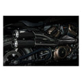 ZARD, SPORTSTER S TOP GUN EXHAUST SYSTEM. MATTE BLACK ECE