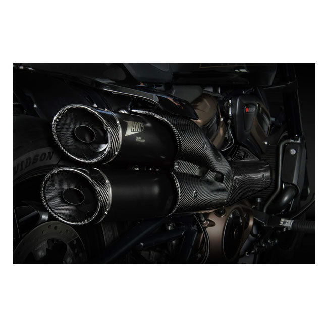 Zard, Sistema De Escape Para Sportster S Gt. Negro Mate
