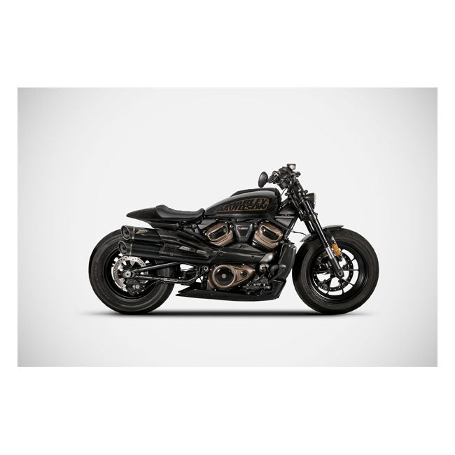 Zard, escape system for Sportster S GT. Matte black