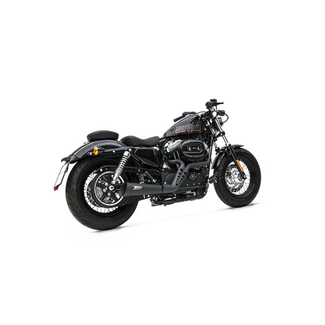Zard, Escape Sport 2-1 Para Xl Sportster. Negro