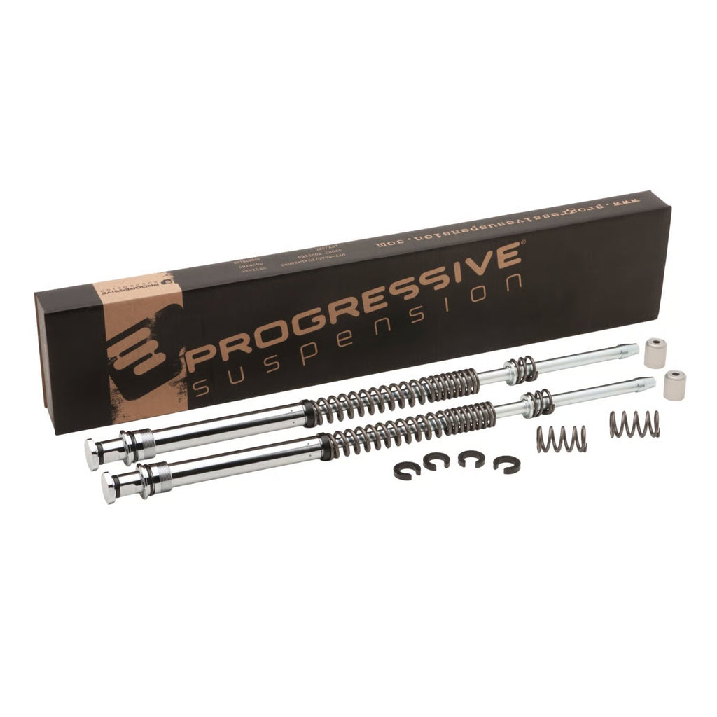 Progressive Monotube Fork Cartridge Suspension for Harley Davidson