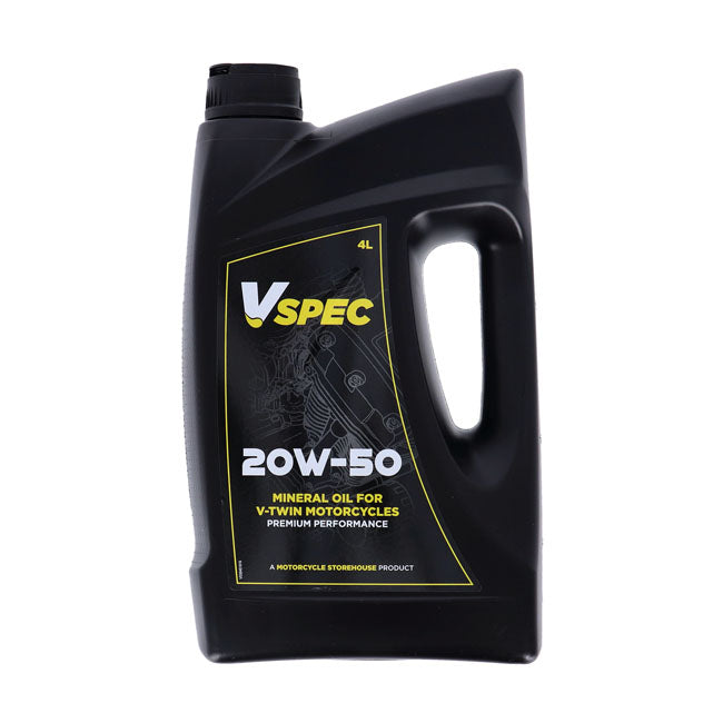 Aceite De Motor Vspec 20W50 (Mineral) 4 L Para Harley Davidson