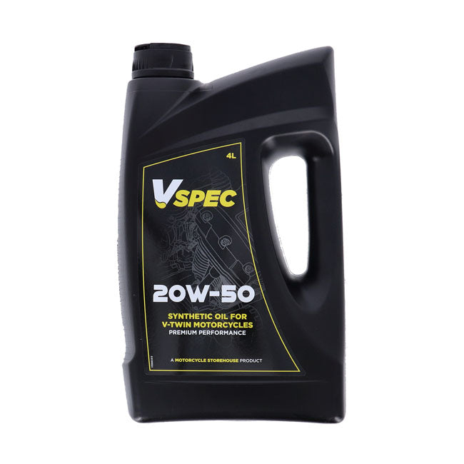 Aceite De Motor Totalmente Sintético Vspec 20W50 4 L Para Harley Davidson