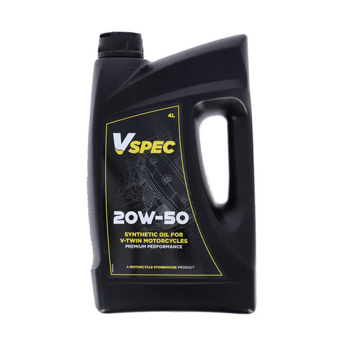 Aceite De Motor Totalmente Sintético Vspec 20W50 4 L Para Harley Davidson