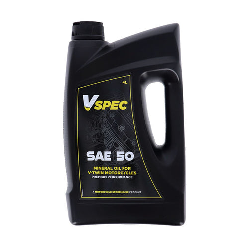 Aceite De Motor Vspec SAE 50 (Mineral) 4 L Para Harley Davidson