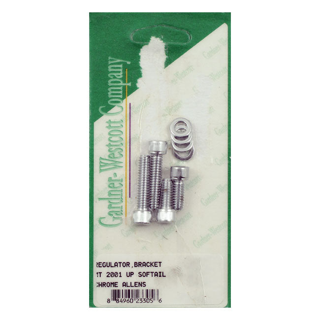 Gw, Kit De Montaje De Rectificador/Regulador De Voltaje Allen Cromado Para Harley-Davidson 01-17 Softail
