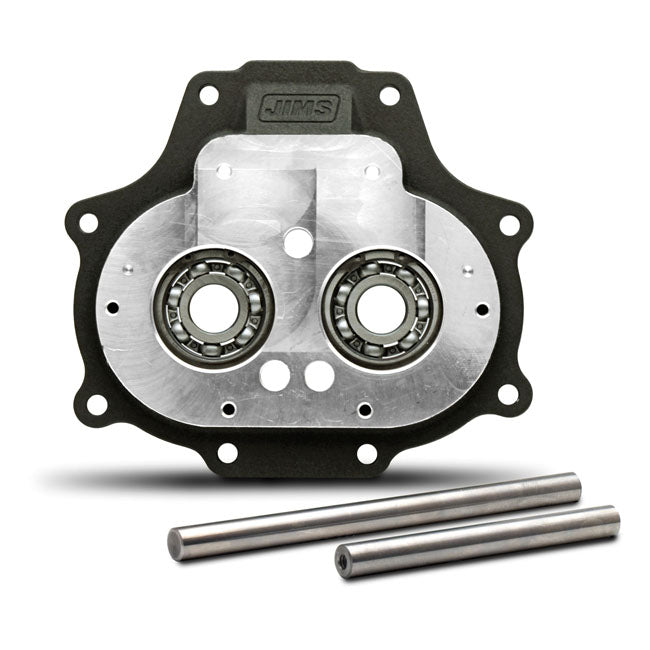 Jims, 6-Speed 'Big Bearing' Trapdoor. Black for Harley-Davidson