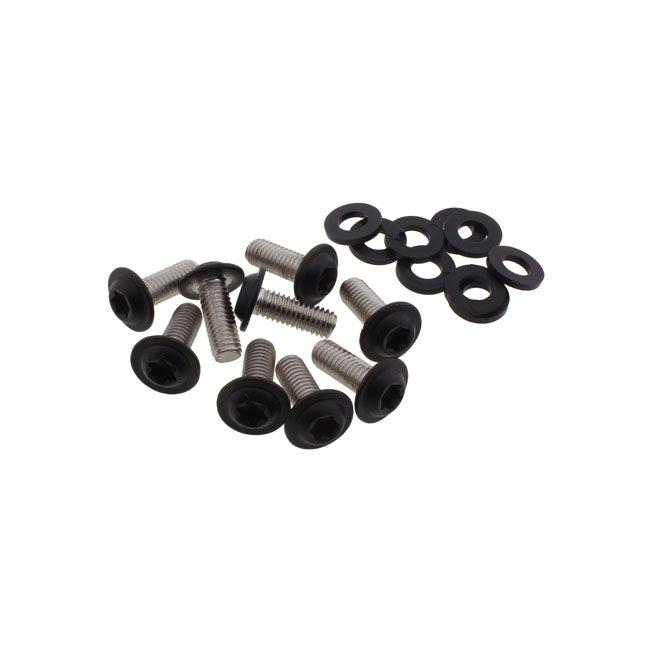 Screws4Bikes, Kit De Tornillos Alerón De Mentón Para Harley Davidson