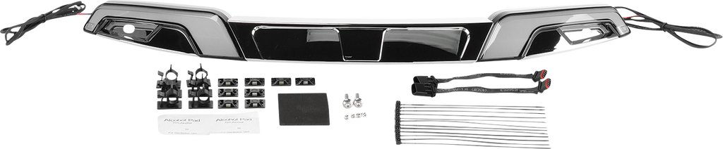 Chrome Tracer Windschutzscheibenverkleidung LED-Leuchten für Harley Davidson