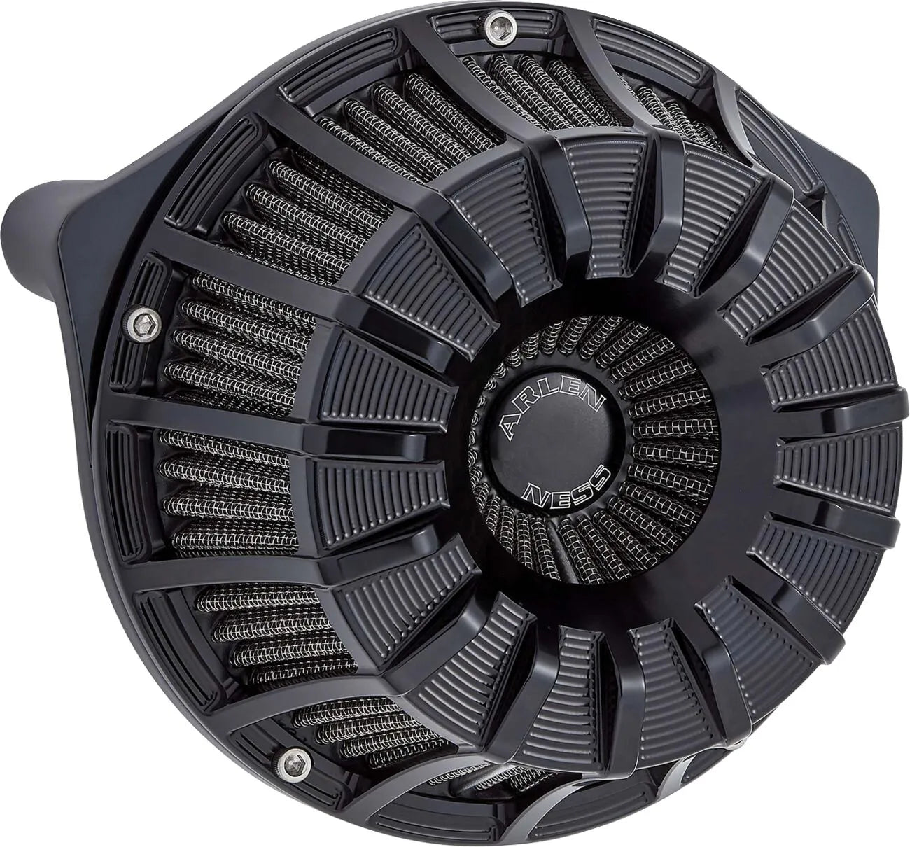 Kit filtro de aire Inverted Series 15 Spoke negro para Harley Davidson- FLTR/FLHX 23-25