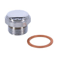 Paughco, Tapón De Distribución/Distribución. Allen Estilo Oem. Cromo Para Harley-Davidson