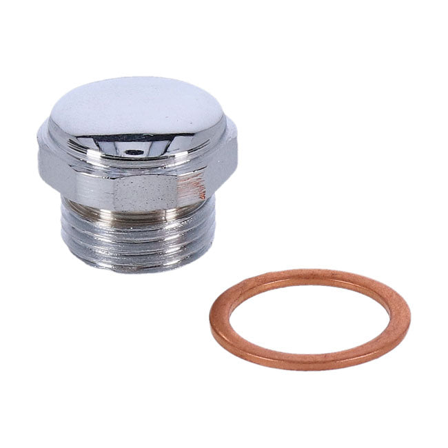 Paughco, Tapón De Distribución/Distribución. Allen Estilo Oem. Cromo Para Harley-Davidson