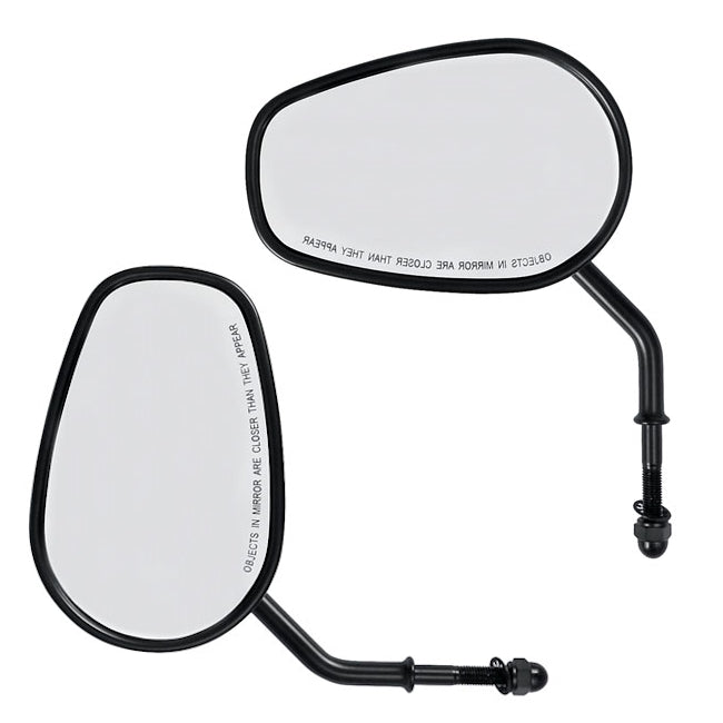Espejos Retrovisores Conicos Negro Homologados Para Harley-Davidson