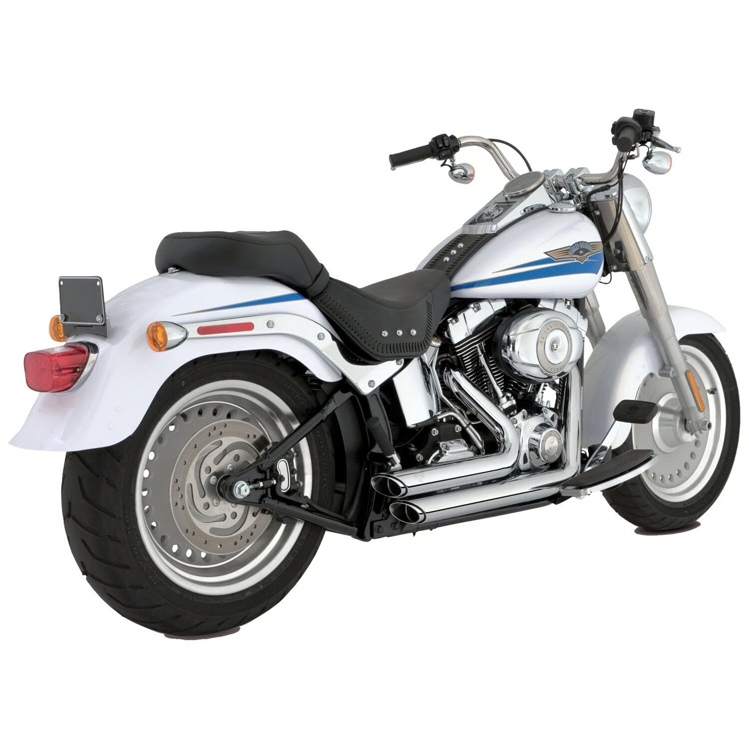Vance & Hines, escape shortshots 2-1/2" shortshots cromado para Harley Davidson
