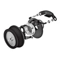 V&amp;H, Naked VO2 Air Filter Kit For 16-17 Softail; 2017 FXDLS; 08-16 Touring, Trikes