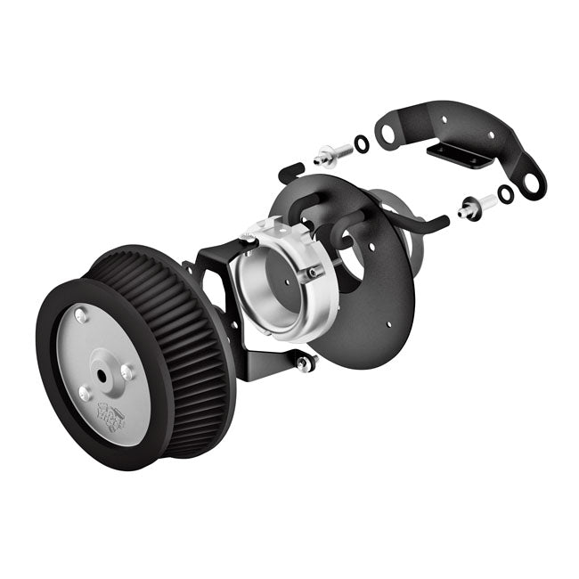 V&amp;H, Naked VO2 Air Filter Kit For 16-17 Softail; 2017 FXDLS; 08-16 Touring, Trikes