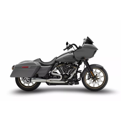Sistema de escape Zard M8 Touring 2-1 de acero inoxidable. Crudo