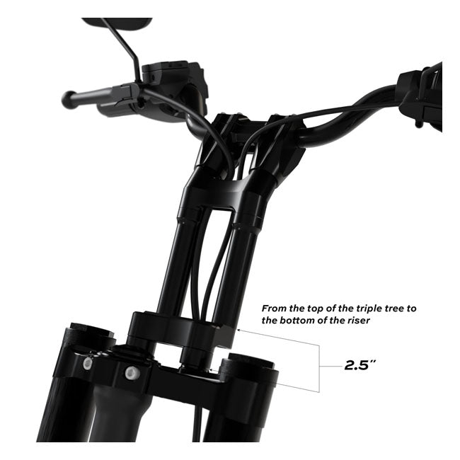 1,5" (38 mm) Raptor Kickdown-Halterung für Harley-Davidson
