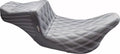 Asiento Delantero Con Cola Whip De Doble Diamante Con Rosca De Titanio Para Harley Davidson