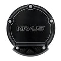 Kraus, Pro Line Sliding Derby Cover. Schwarz für Harley-Davidson
