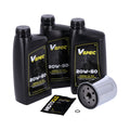 Kit Cambio De Aceite De Motor. 20W50 Minerales Para Harley Davidson Softail, FXR, Sportster