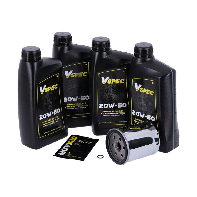 Kit Cambio Aceite Sintético 20W50 Para Harley-Davidson Touring