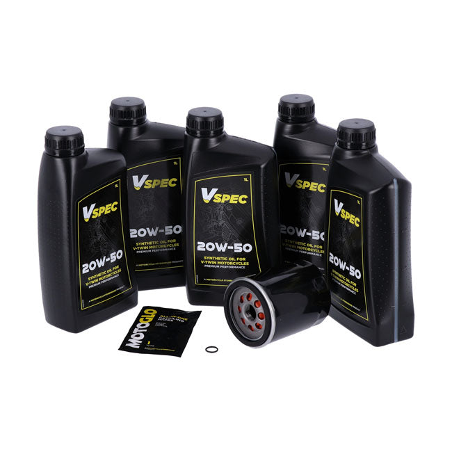 20W50 Synthetic Oil Change Kit for Harley-Davidson Softail and Touring
