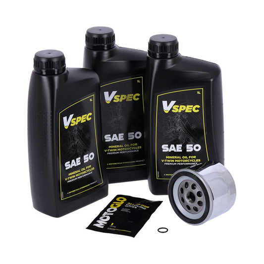 Kit di cambio dell'olio motore SAE 50 per Harley-Davidson XL Sportster