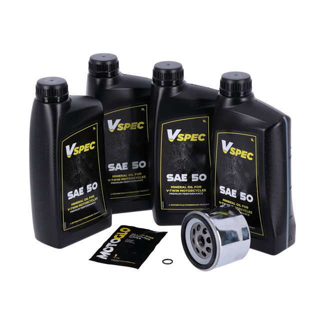 Kit De Cambio Aceite De Motor Sae 50 Para Harley-Davidson Shovel