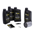 Großes Ölservice-Kit. Mineral. Chromfilter für Harley-Davidson 04-20 XL Sportster