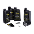 Big Oil Service Kit. Black Mineral Filter for Harley-Davidson 04-20 XL Sportster