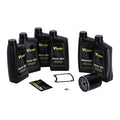 Kit Cambio Aceite 'Big Oil'. Mineral. Filtro Negro Para Harley Davidson 86-98 FLT/Touring