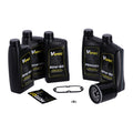 Big Oil Oil Change Kit. Mineral. Black Filter. For Harley-Davidson Dyna and Softail.