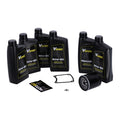 Big Oil Oil Change Kit. Mineral. Black Filter. For Harley-Davidson FLT/Touring.