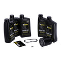 Kit Cambio De Aceite 'Big Oil'. Totalmente Sintético. Filtro Negro Para Harley Davidson 84-98 Evo Softail