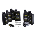 Big Oil Oil Change Kit. Fully synthetic. Chrome filter. For Harley-Davidson 86-98 FLT/Touring.
