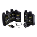 Kit Cambio Aceite 'Big Oil'. Totalmente Sintético. Filtro Negro Para Harley Davidson 86-98 FLT/Touring