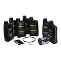 Kit Cambio Aceite 'Big Oil' Totalmente Sintético Filtro Cromado Para Harley Davidson 17-23 Touring; 17-23 Trike