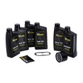 Big Oil Service Kit. Mineral SAE50. Black Filter for Harley-Davidson L82-84 FL Shovel; L82-84 FX Shovel