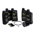Kit Cambio Aceite 'Big Oil'. Totalmente Sintético. Filtro Negro Para Harley Davidson 07-17 Softail; 06-17 Dyna