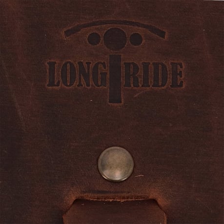 Alforja Longride cuero marrón liso para Harley Davidso
